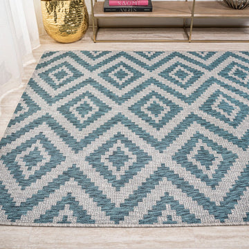 Sintra Diamond Tribal Indoor/outdoor Area Rug